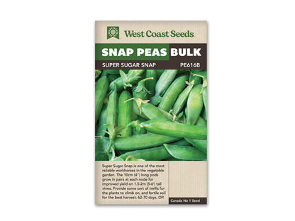 Peas Super Sugar WCS Seed LG