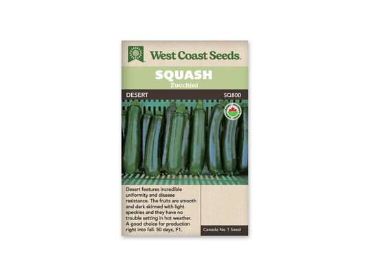 Squash Desert Organic WCS Seed