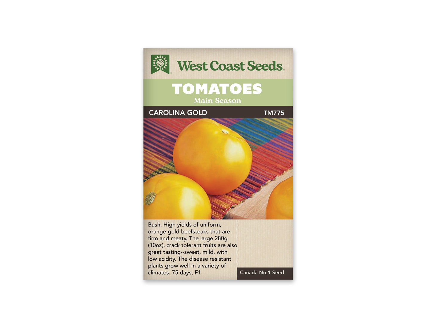 Tomatoes Carolina Gold WCS Seeds