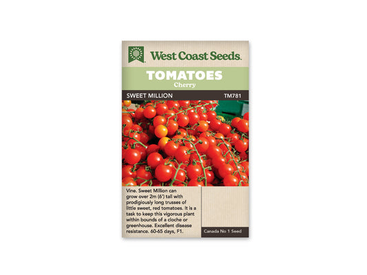 Tomatoes Sweet Million Cherry WCS Seeds