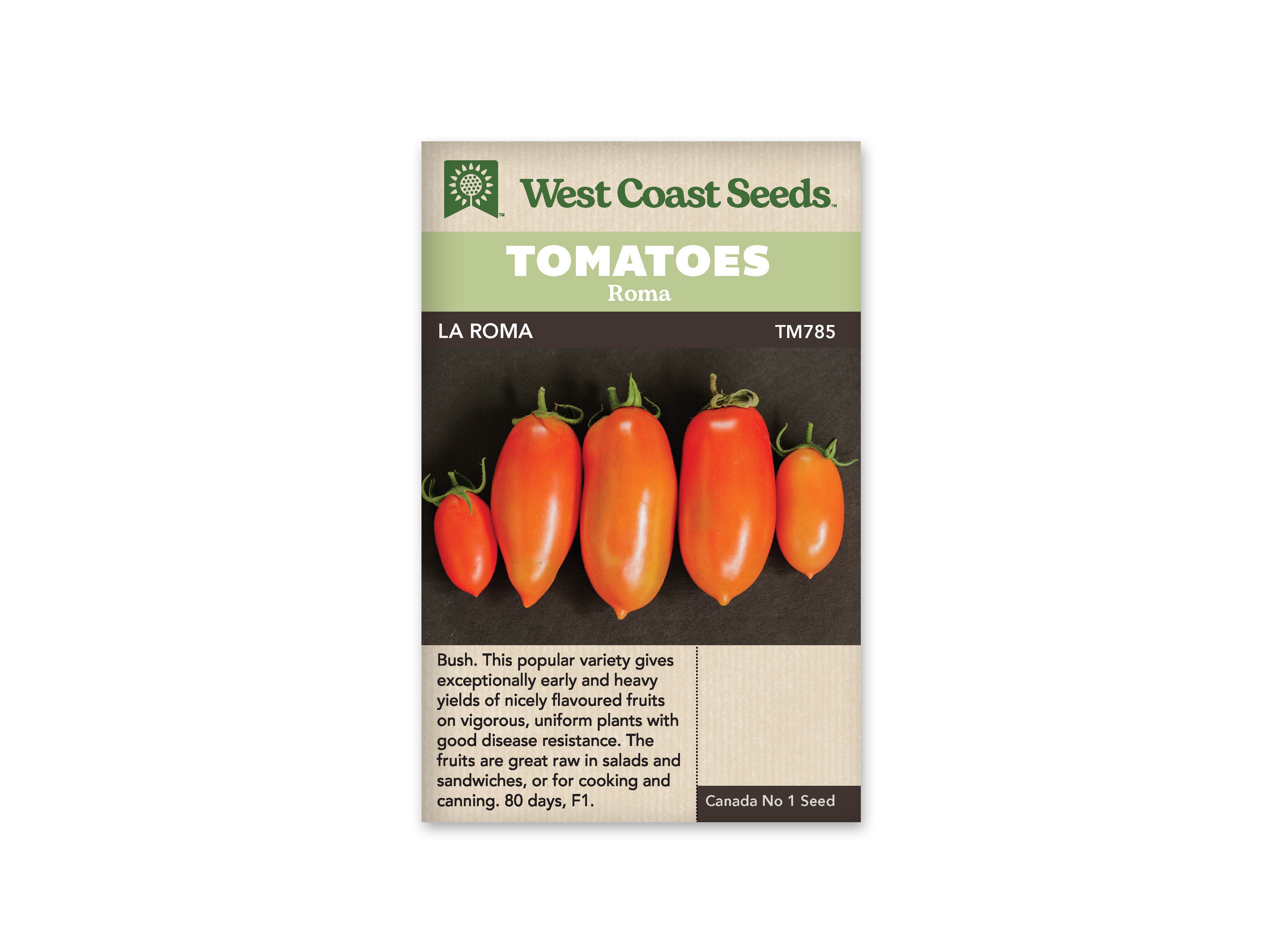 Tomatoes La Roma F1 WCS Seeds – Garden Girl