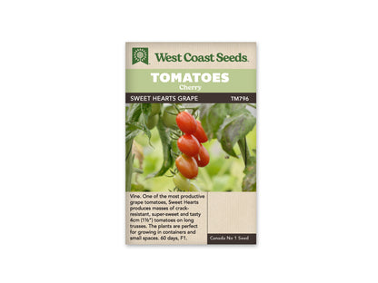 Tomatoes Sweet Hearts Grape WCS Seeds