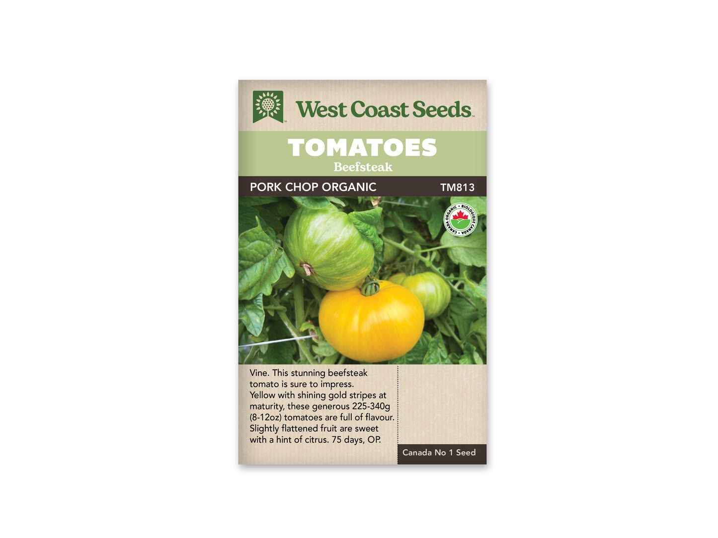Tomatoes Pork Chop Organic WCS Seeds