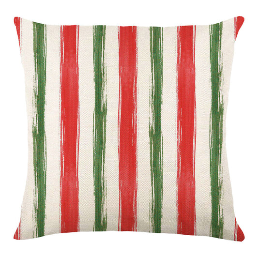 Christmas Cushion Stripes