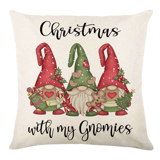 Christmas Cushion Gnomies