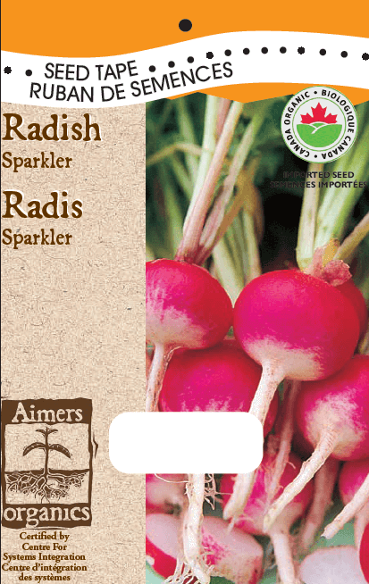 Radish Sparkler Seed Tape OSC Seed