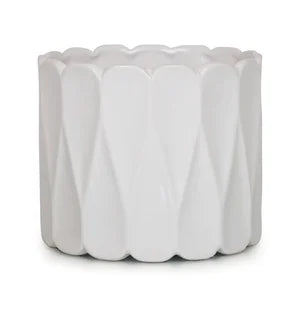 White Cannes 6" x5"  Pot