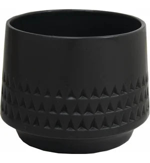 Matte Black Oslo 6" Pot