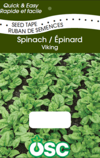 Spinach Seed Tape OSC Seed