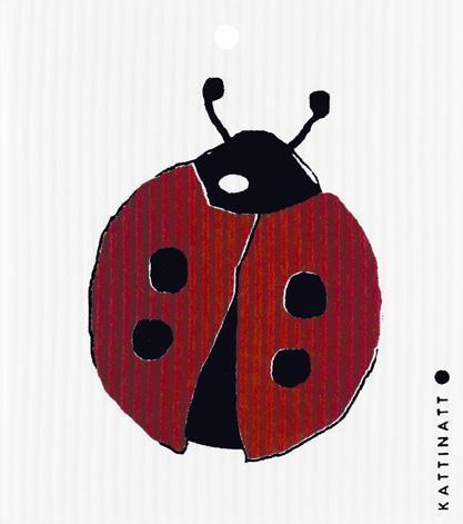 Ladybug Dish Cloth