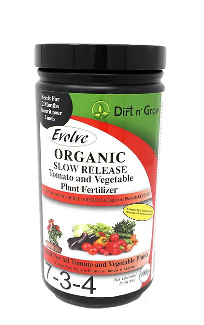 Evolve Organic Slow Release Tomato and Vegetable 7-3-4 with 10% Calcium 900gm