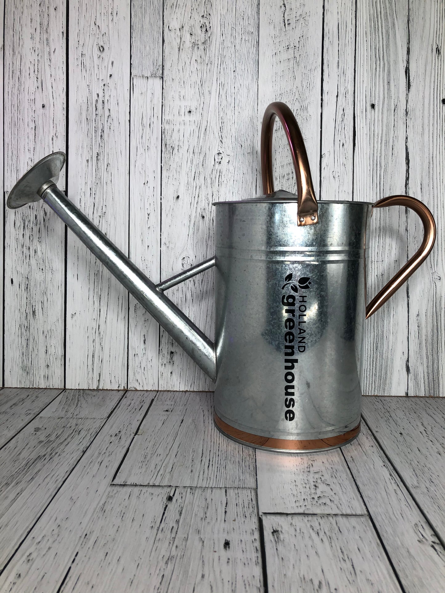 Galvanized and Copper Watering Can 4.5L