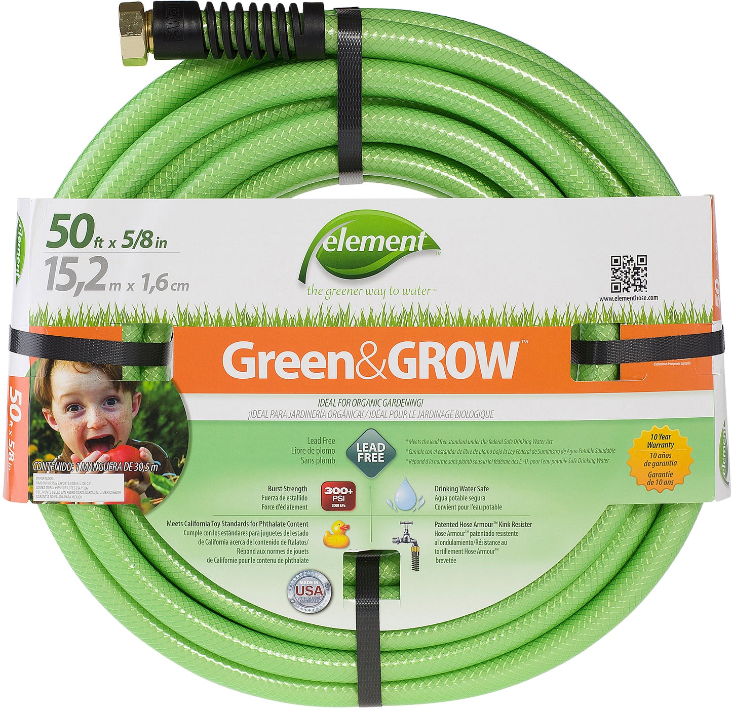 Green & Grow 5/8" 100' hose