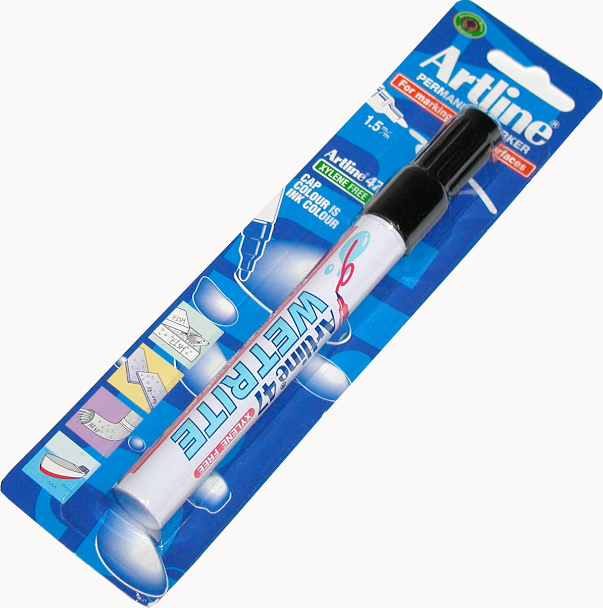 Artline Wetrite Black Marker