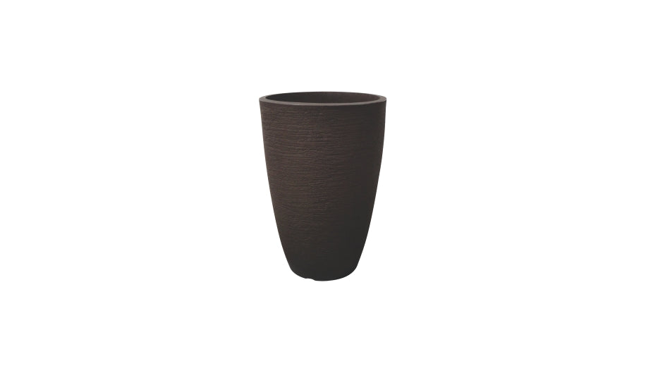 Modern Conic  Medium Black Planter