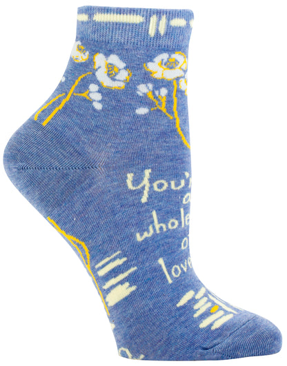 Whole Lotta Lovely Women's Ankle  Blue Q