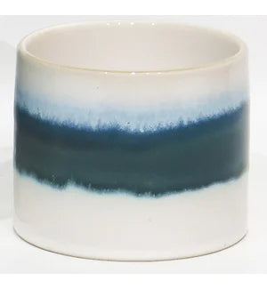 Blue / White Reactive 4" Pot