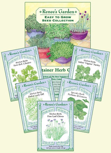 Easy Container Herb Garden