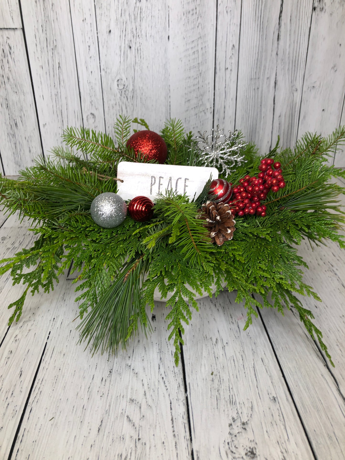 Holiday Bowl Centerpiece