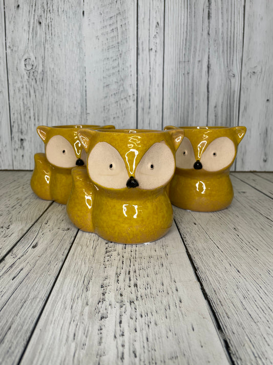 Yellow Fox Planter 2" Pot