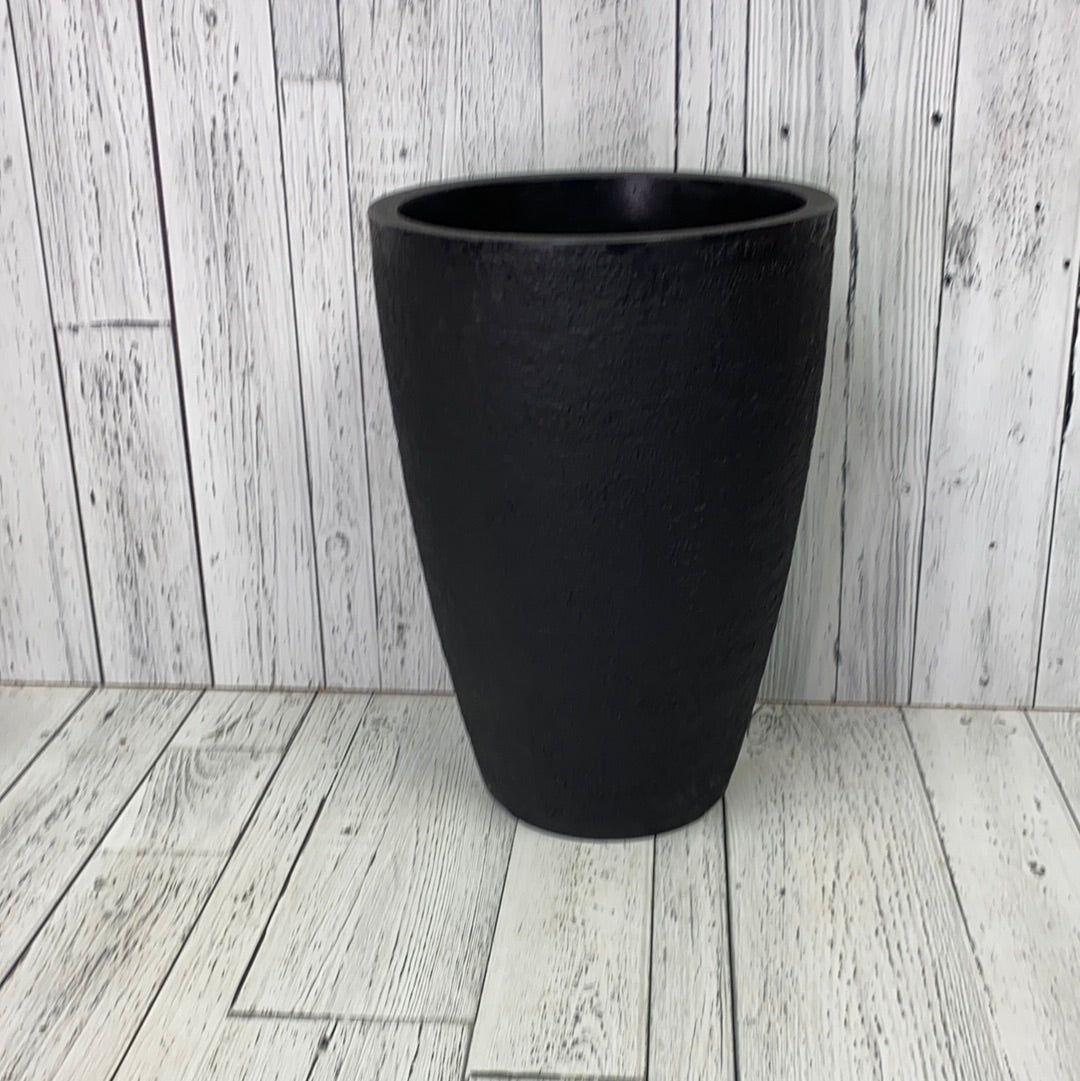 Modern Conic Small Black Planter