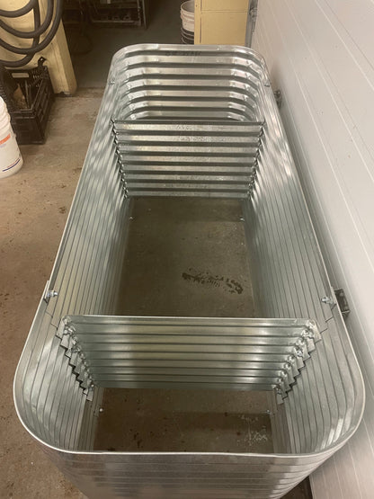 Galvanized Steel Raised Beds 26"W x 72"L x 30"H