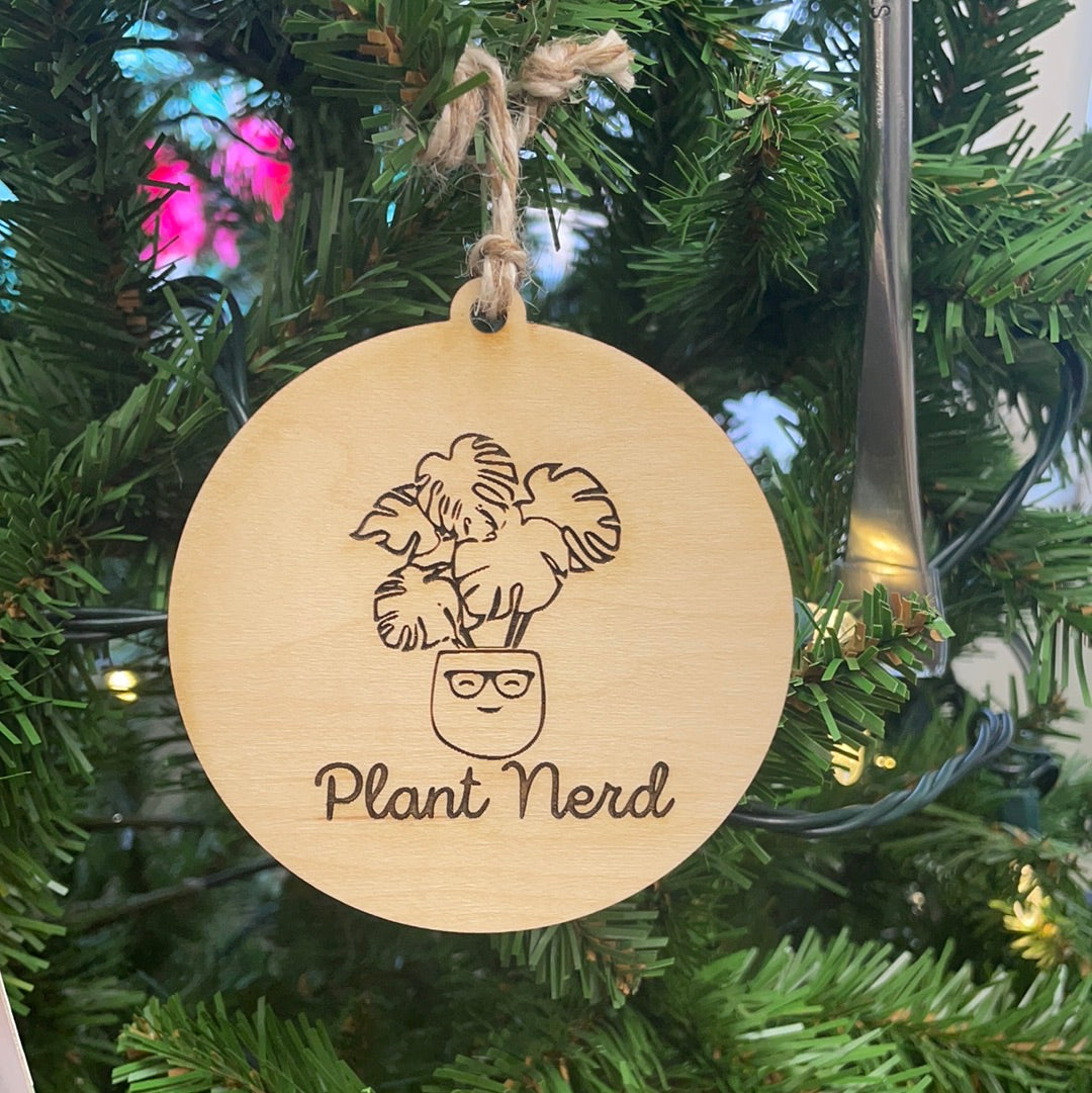 Christmas Ornament Plant Nerd