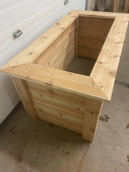 Raised Cedar Garden Bed 24x48x23