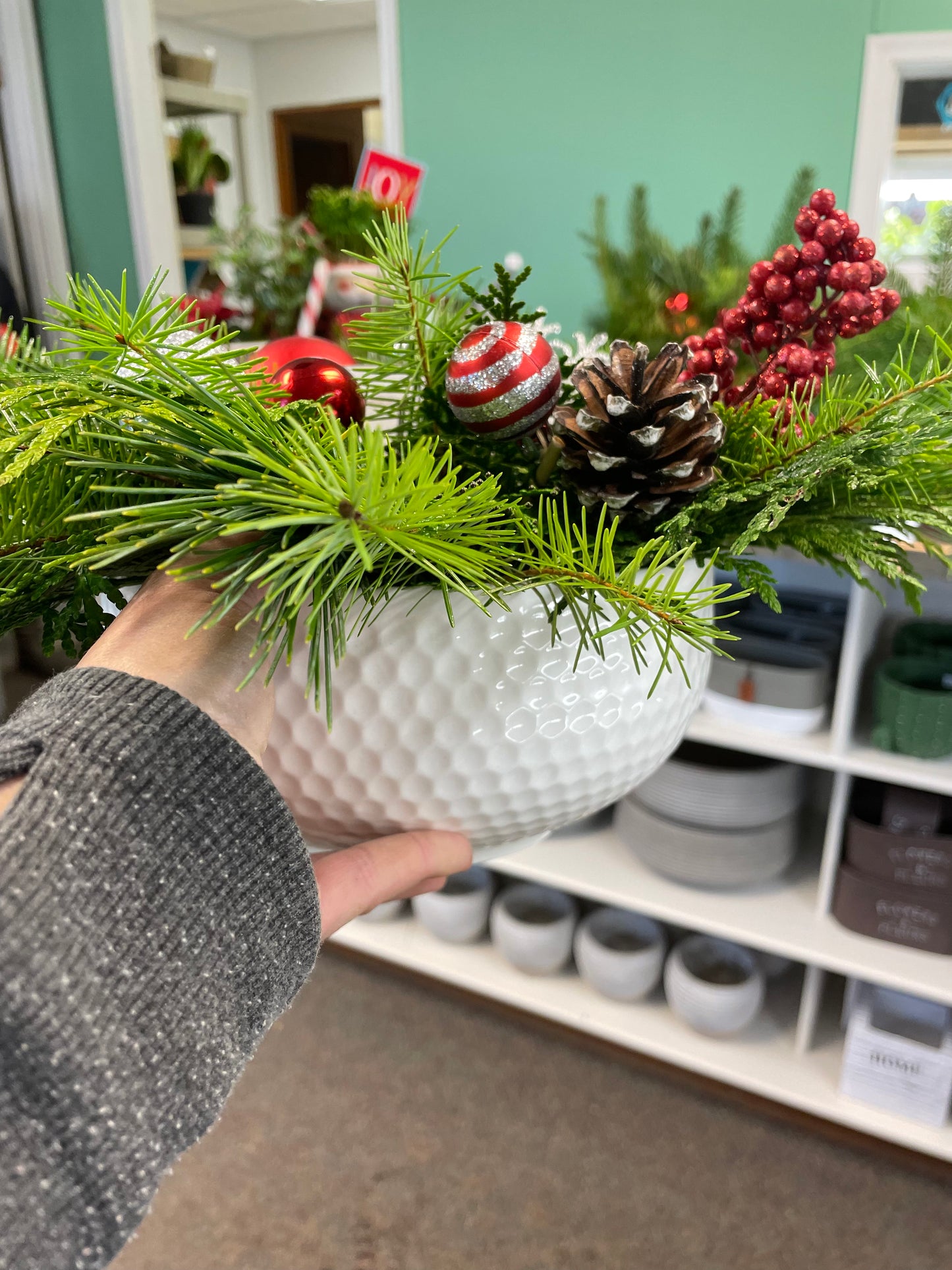 Holiday Bowl Centerpiece