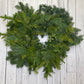DIY Wreath Fresh Greens 20"