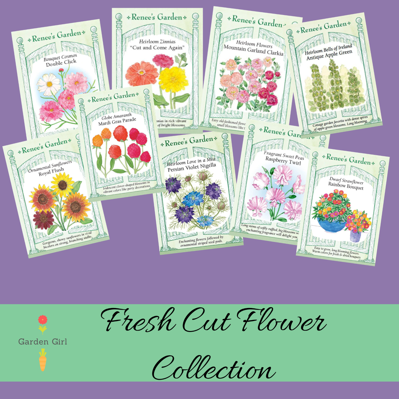 Fresh Cut Flower Seed Collection